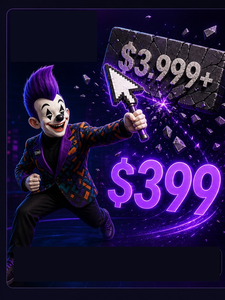 399SiteDesign mascot smashing an expensive website quote down to $399